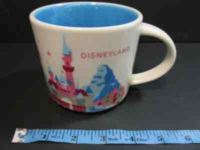Collectible White/Blue Starbucks Coffee Cup You Are Here Disneyland 4 x 5.5 x3.5 - Sold on eBay Jun, 18th 2019 for $18.00