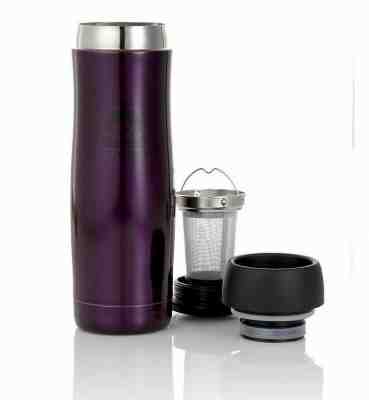 BRAND NEW TEAVANA (STARBUCKS) CONTOUR TEA TUMBLER IN PURPLE- 16 OZ HOT & COLD - Sold on eBay Jun, 18th 2019 for $19.99