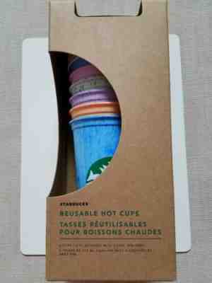 Starbucks Marble Reusable Hot Cups 6 Variety Colors Drink Cup NEW UNOPENED - Sold on eBay Jun, 18th 2019 for $20.99