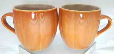 2 Starbucks Coffee 2006 Halloween Pumpkin Spice Latte PSL Mugs Burnt Orange Cup - Sold on eBay Jun, 18th 2019 for $49.95