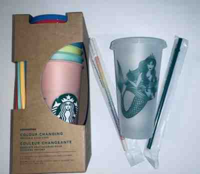 STARBUCKS NEW REUSABLE COLOR CHANGING CUPS Bundle Rare Sold Out Limited Edition - Sold on eBay Jun, 18th 2019 for $110.00