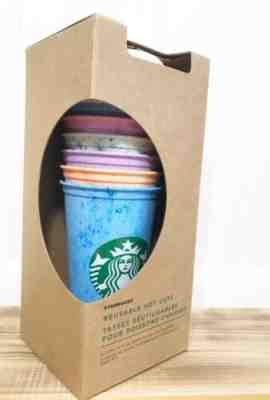 Starbucks Summer 2019 Reusable Marble Hot Cup 16 Oz. Set OF6 Collection SOLD OUT - Sold on eBay Jun, 18th 2019 for $21.00