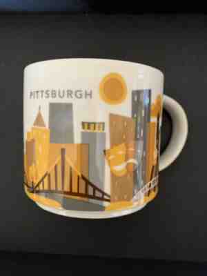 Starbucks You Are Here PITTSBURGH Coffee Mug Cup Collection 2014 14 oz - Sold on eBay Jun, 18th 2019 for $17.99