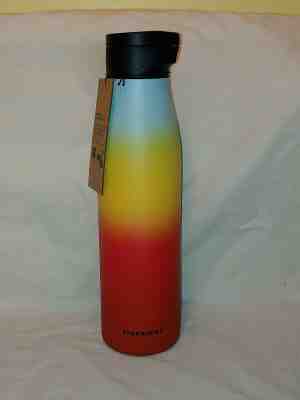 Brand new STARBUCKS rainbow Pride stainless steel water bottle magnetic lid NWT - Sold on eBay Jun, 18th 2019 for $30.00
