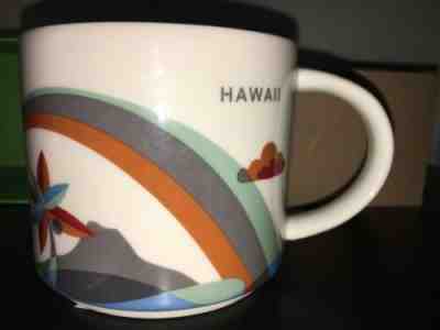 Starbucks  Hawaii 2013 You are Here (YAH) 14 oz, Coffee Mug (NWT) & a card - Sold on eBay Jun, 18th 2019 for $25.00