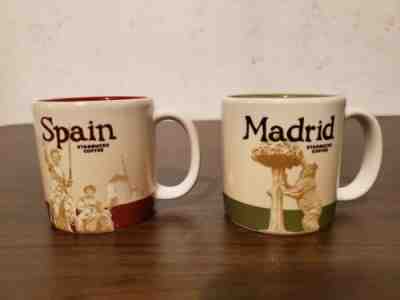Starbucks Coffee Collector Series 3 Oz Tiny Mugs - Spain And Madrid - Sold on eBay Jun, 18th 2019 for $17.00