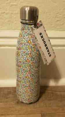 NEW Starbucks Swell Liberty Fabric Water Bottle Eloise Blue Pink Flowers NWT - Sold on eBay Jun, 18th 2019 for $24.99
