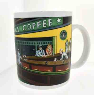 Starbucks Nighthawks Diner Scene Coffee Mug - Chaleur Exclusive - Sold on eBay Jun, 18th 2019 for $15.00