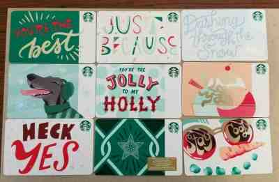 2018 CA Starbucks 15-Card Rare Holiday Diamond Set - Sold on eBay Jun, 18th 2019 for $19.55
