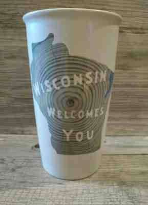 Starbucks Wisconsin State Travel Tumbler Coffee Mug Wisconsin Welcomes You EUC - Sold on eBay Jun, 17th 2019 for $34.99
