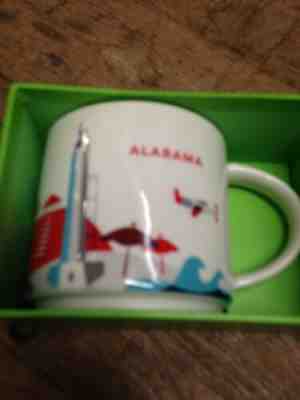 Starbucks You Are Here Series ALABAMA 14oz Ceramic Mug New In Box with Sku  - Sold on eBay Jun, 17th 2019 for $29.99