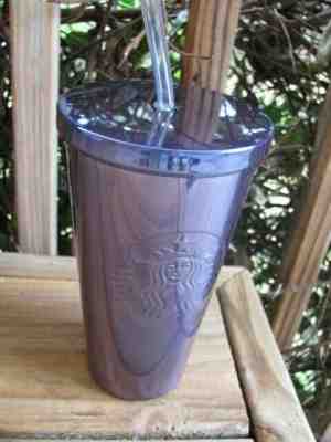 Purple Starbucks Metal 7  Tumbler~with Straw - Sold on eBay Jun, 17th 2019 for $19.99
