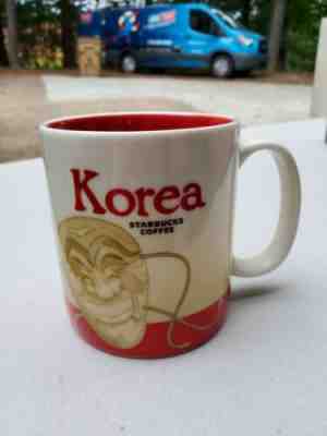 STARBUCKS KOREA 2011 KOREA GLOBAL ICON MUG RARE 16 OZ - Sold on eBay Jun, 17th 2019 for $52.00