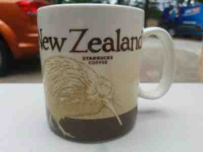 Starbucks New Zealand Icon Mug 2015 Aotearoa 16 oz Brown Kiwi Excellent - Sold on eBay Jun, 17th 2019 for $29.99