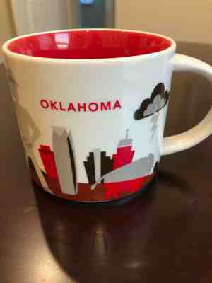 Starbucks OKLAHOMA "You Are Here" Collection 14 oz Mug Cup NEW Out of Box - Sold on eBay Jun, 17th 2019 for $16.99