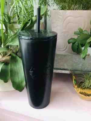 Starbucks Matte Black Cold Cup Stainless Steel Tumbler 24 fl oz  Venti FREE SHIP - Sold on eBay Jun, 17th 2019 for $27.36