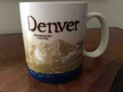 STARBUCKS 2011 DENVER CITY SKYLINE & MOUNTAINS MUG UNUSED W/SKU & PRICE STICKERS - Sold on eBay Jun, 17th 2019 for $22.57
