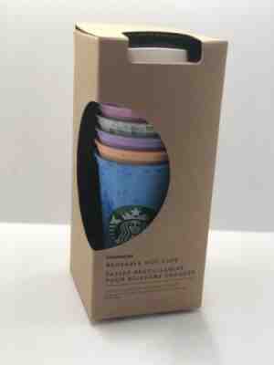 Rare 2019 Starbucks Reusable Hot Cups 6 Pack With Lids Marble Discontinued NIB - Sold on eBay Jun, 17th 2019 for $22.99