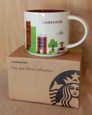 Starbucks CAMBRIDGE you Are Here Coffee Mug Cup Collection 2016 wbox MIT Harvard - Sold on eBay Jun, 17th 2019 for $16.21