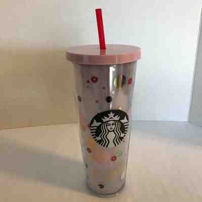 Starbucks Cold Cup Be Joyful Black Dot Mermaid Acrylic 24 oz Venti Iced 2016  - Sold on eBay Jun, 17th 2019 for $18.96