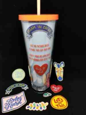 New STARBUCKS 2018 Dream In Color Tumbler Sticker Patches 24oz Venti Cup Coffee - Sold on eBay Jun, 17th 2019 for $24.95