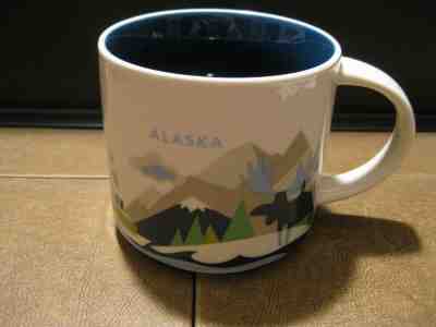 2016 STARBUCKS ALASKA 14oz YOU ARE HERE COFFEE MUG - Sold on eBay Jun, 17th 2019 for $29.95