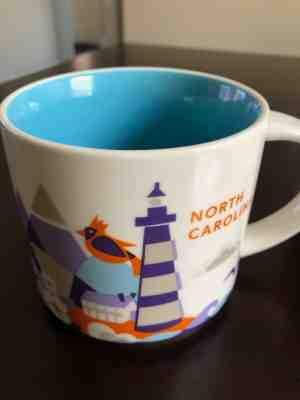 Starbucks NORTH CAROLINA "You Are Here" Collection 14 oz Mug Cup NEW Out of Box - Sold on eBay Jun, 17th 2019 for $16.99