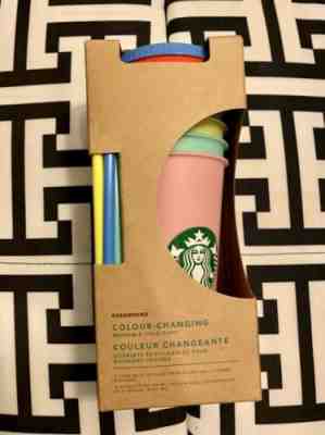 STARBUCKS COLOR CHANGING CUPS COLD SUMMER 2019 Set Of 5 Cups - Sold on eBay Jun, 17th 2019 for $70.00