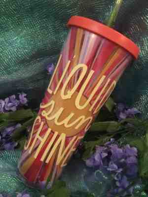 NEW Starbucks Venti Tumbler Cold w Lid & Straw LIQUID SUN SHINE Easter Spring  - Sold on eBay Jun, 16th 2019 for $34.00