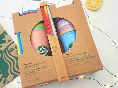 NEW Starbucks Color Changing Venti Cold Tumblers Grande Marble Hot Cups Combo - Sold on eBay Jun, 16th 2019 for $110.00
