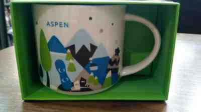 STARBUCKS ~ Aspen ~ "You Are Here" Icon Mug (NEW) ~14 Oz USA NWT - Sold on eBay Jun, 16th 2019 for $17.10