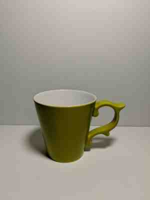 2012 Starbucks Teavana Rococo Scroll Handle TAZO Tea Coffee Mug Green - Sold on eBay Jun, 16th 2019 for $19.99