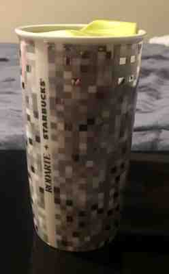 Starbucks Rodarte 2012 12 Oz Ceramic Pixel Travel Mug With Lid - Sold on eBay Jun, 16th 2019 for $20.00