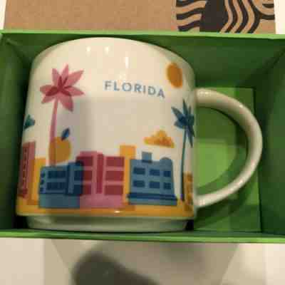 Starbucks Mug FLORIDA You Are Here Collection 14 fl oz 2014 NEW In Box - Sold on eBay Jun, 16th 2019 for $18.94