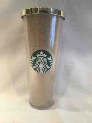 Starbucks 2014 Gold Glitter Venti Tumbler New No Box - Sold on eBay Jun, 16th 2019 for $17.25
