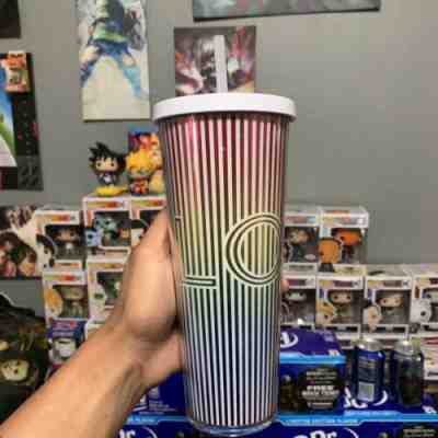 Starbucks LOVE Rainbow Venti Limited Edition 24 Oz Cup Tumbler Pride Month  - Sold on eBay Jun, 16th 2019 for $24.00
