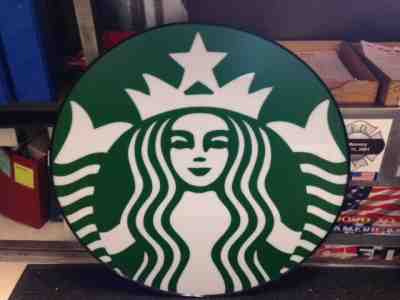 Starbucks Sign - New Logo 15'' - Sold on eBay Jun, 16th 2019 for $40.00