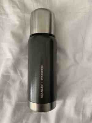 STARBUCKS STANLEY STAINLESS STEEL GREY THERMAL TRAVEL  BOTTLE 17 Oz - Sold on eBay Jun, 16th 2019 for $19.00