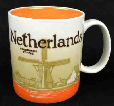 Starbucks City Mug Cup Global Icon Series Netherlands 16 oz Coffee Mug 2012 - Sold on eBay Jun, 16th 2019 for $24.88