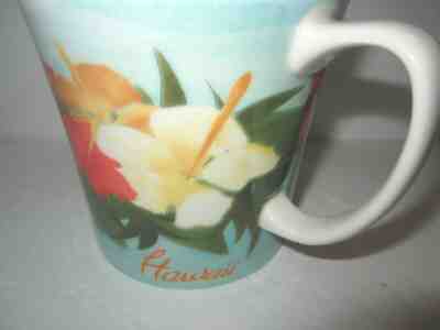 Starbucks HAWAII  Mug Hibiscus Flowers Bone China 2010  - Sold on eBay Jun, 16th 2019 for $21.50