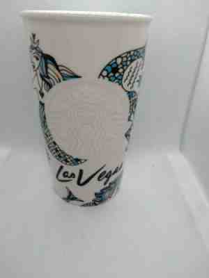 Starbucks Las Vegas Travel Tumbler Mermaid Ceramic Lid - Sold on eBay Jun, 16th 2019 for $25.00