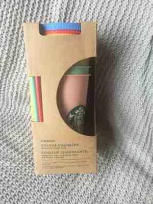 NIB Starbucks colour-changing cups- set of 5 - Sold on eBay Jun, 16th 2019 for $69.86