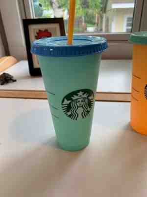 Starbucks COLOR CHANGING Cold Cups *price is for one cup*  24 oz - Sold on eBay Jun, 16th 2019 for $18.00