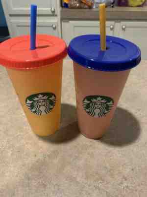 Starbucks Color Changing Cups - Sold on eBay Jun, 16th 2019 for $15.00