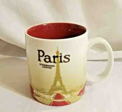 Starbucks 2009 Paris France Red Eiffel Tower Mug 16 oz Collector Series  - Sold on eBay Jun, 16th 2019 for $30.00