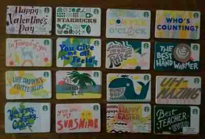 2019 Starbucks Cards - 2019 Paper Card Dealer Lot 128 ct. - Sold on eBay Jun, 16th 2019 for $21.77