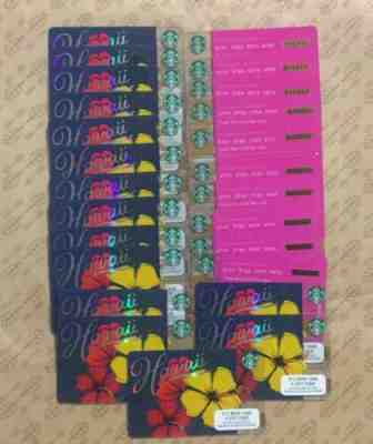 STARBUCKS   25 HAWAII. "Hibiscus”  2017. GIFT CARDS Brand New - Sold on eBay Jun, 15th 2019 for $18.95