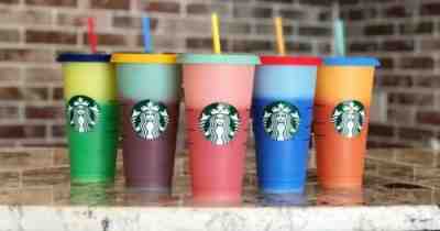 STARBUCKS COLOR CHANGING CUP 24 OZ RARE 5 PACK!!!!! - Sold on eBay Jun, 15th 2019 for $74.99
