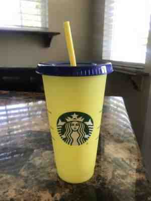 Starbucks Color Changing Cup Venti Tumbler Reusable 2019 24oz  ‘EXACT COLOR’ - Sold on eBay Jun, 15th 2019 for $15.00