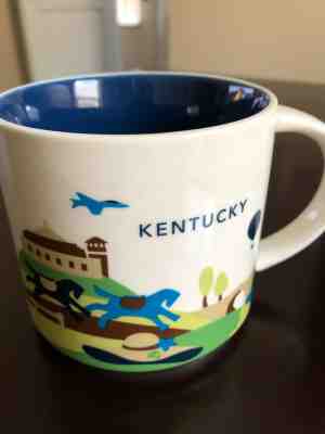 Starbucks KENTUCKY "You Are Here" Collection 14 oz Mug Cup NEW Out of Box - Sold on eBay Jun, 15th 2019 for $16.99